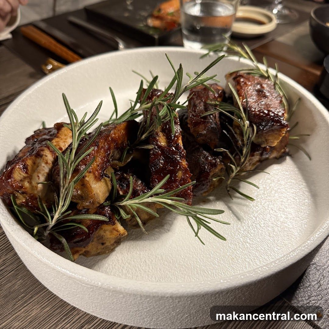 Glazed Ribs with Rosemary