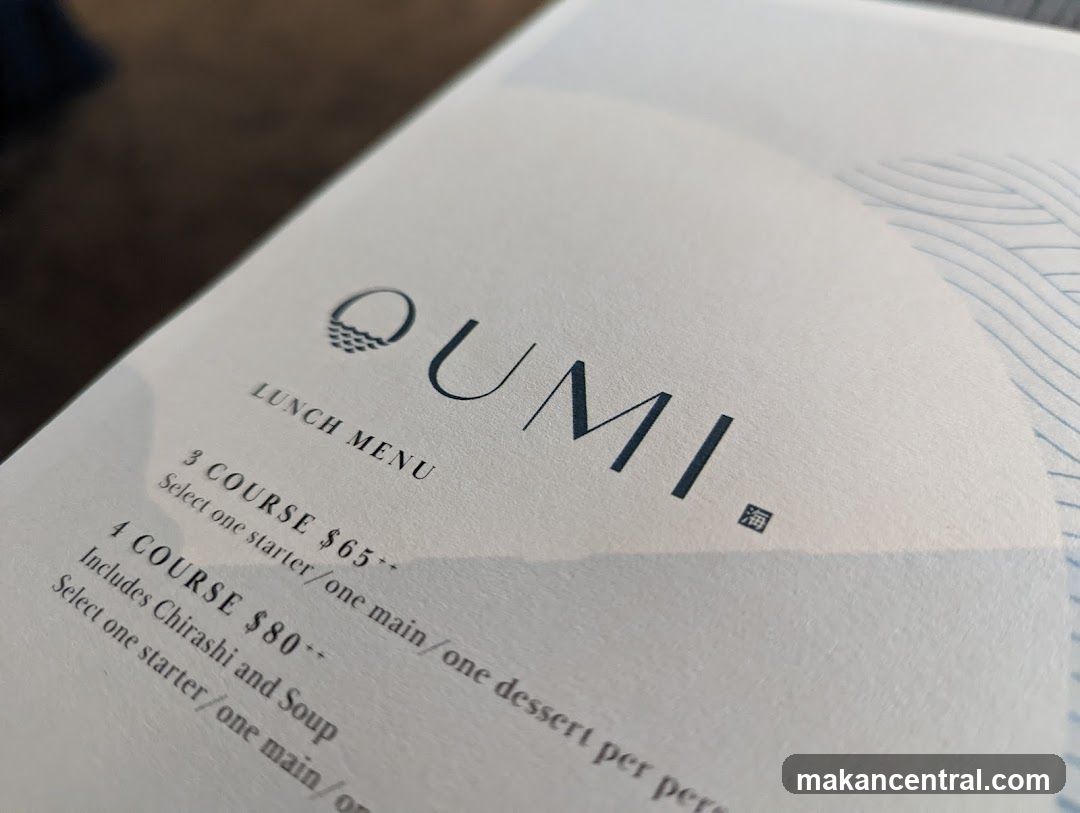 QUMI LUNCH MENU