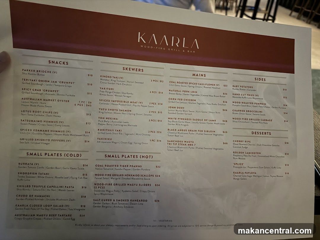 KAARLA WOOD FIRE GRILL & BAR