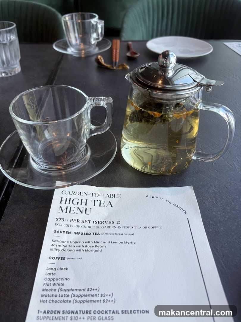 Garden-to-Table High Tea Menu
