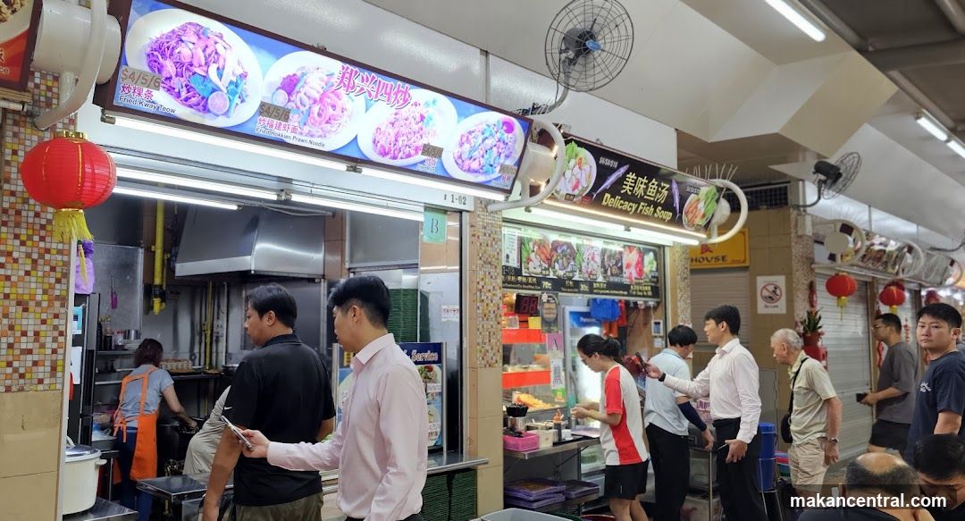 Food Stalls in a Market