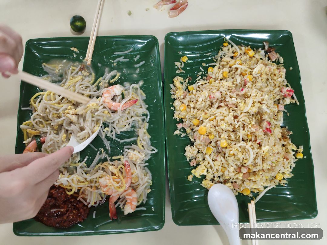Two Plates of Food