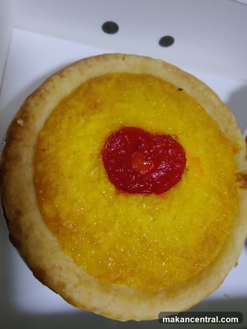 Custard Tart with Cherry
