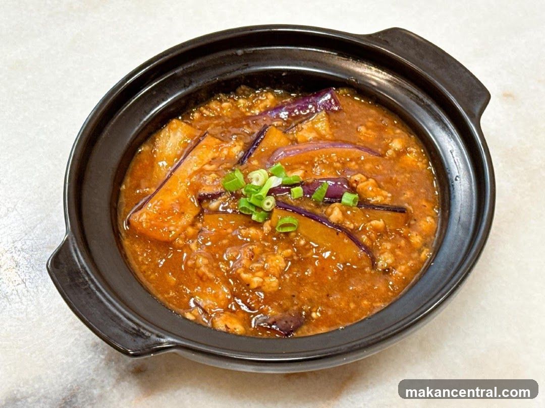 Braised Eggplant with Minced Meat