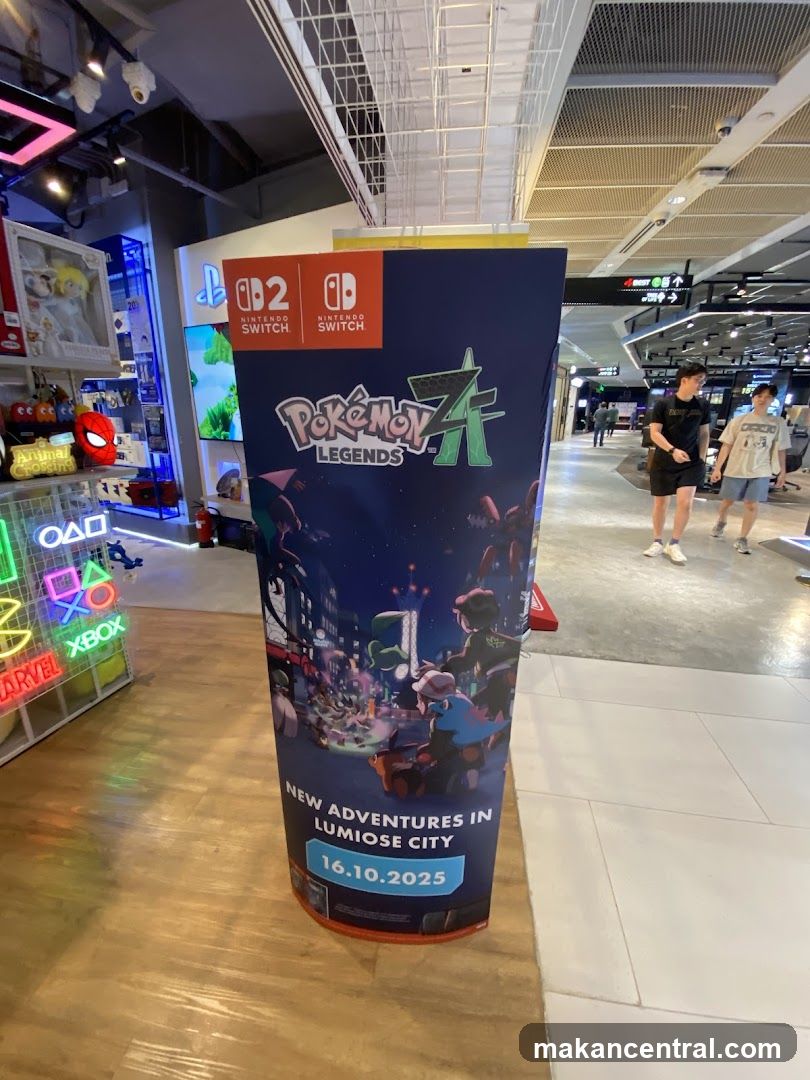 Pokemon Legends promotional stand