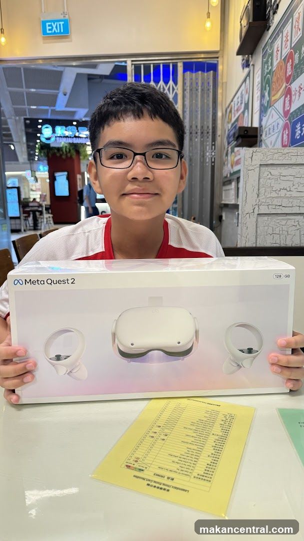 Boy with Meta Quest 2 Box