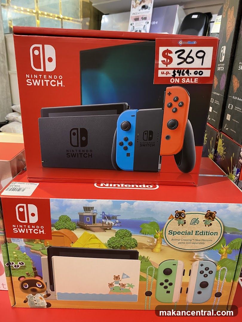 Nintendo Switch Console Display