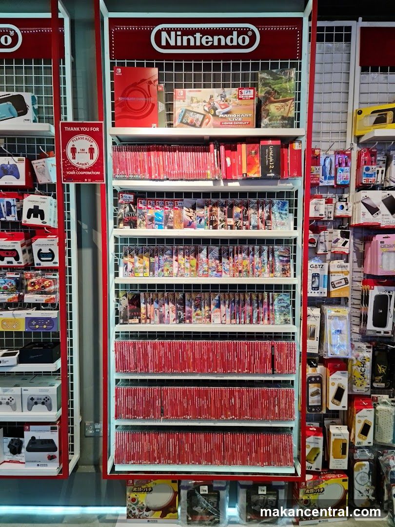Nintendo Games and Accessories Display