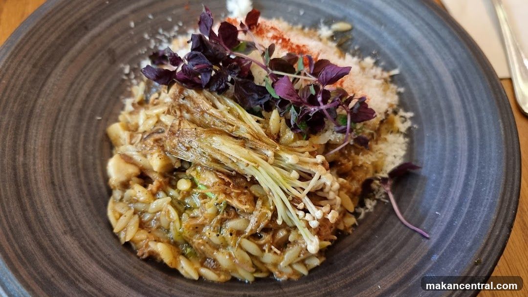 Mushroom Orzo