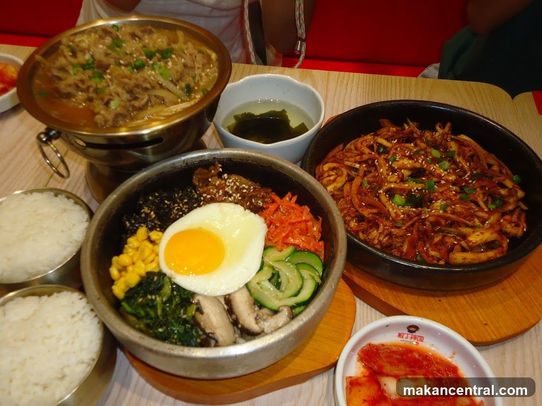Korean Food Spread