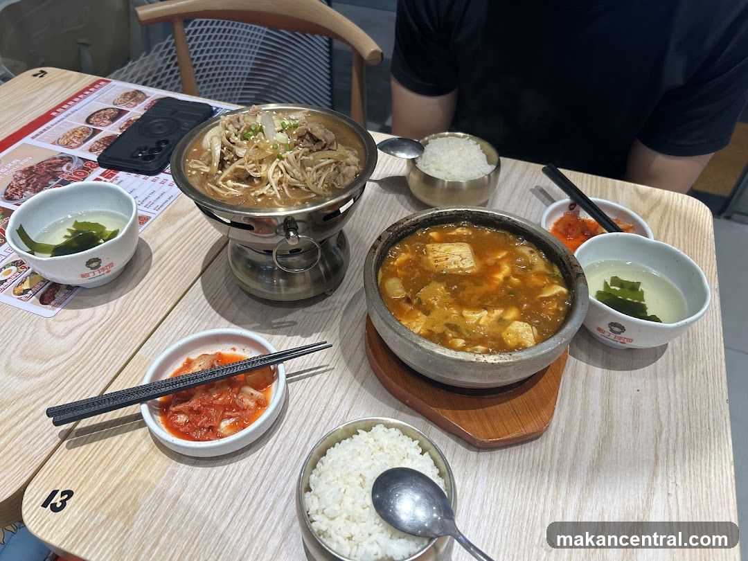Korean Food Spread