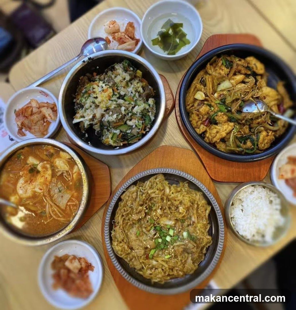 Korean Food Spread