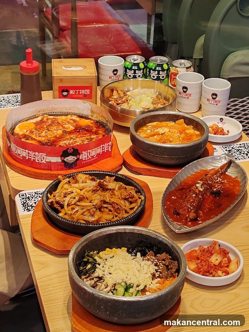 Korean Food Spread