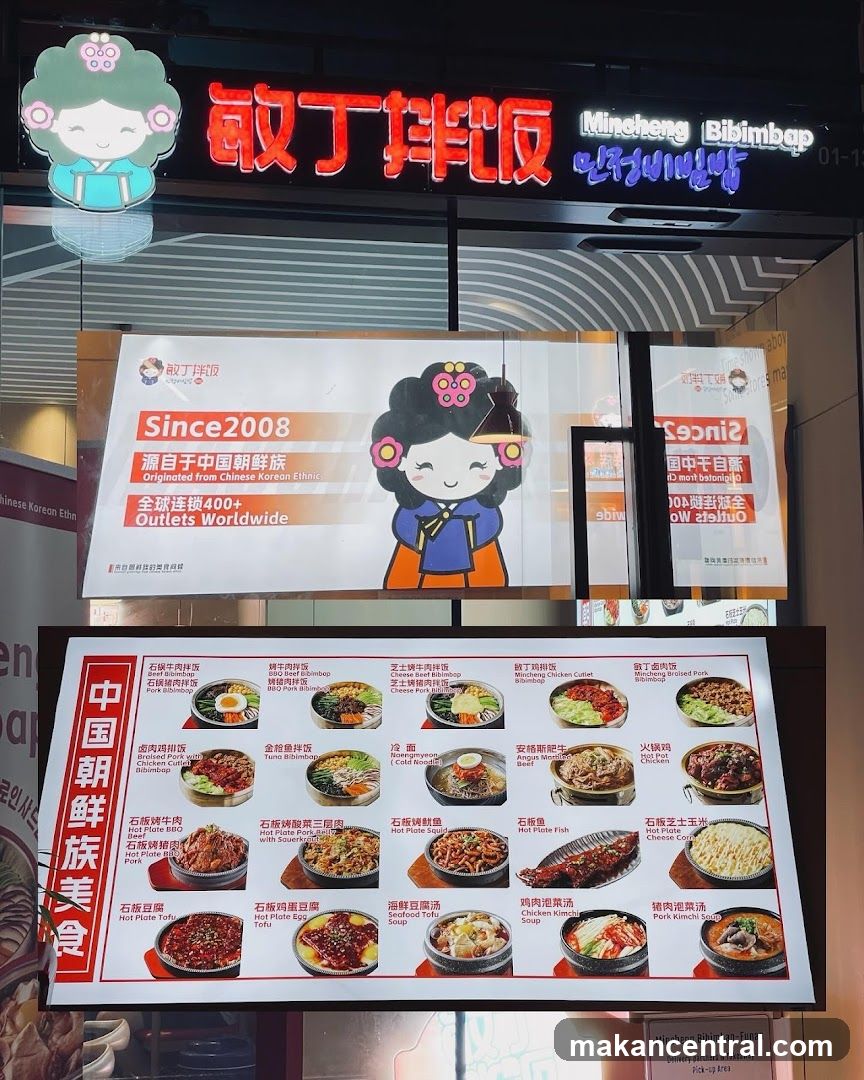 Mincheng Bibimbap Menu