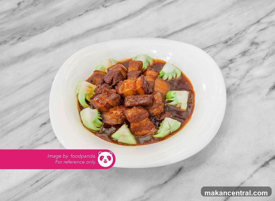 Braised Pork Belly with Bok Choy