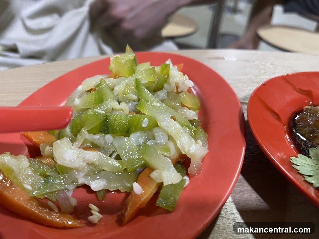 Pickled Vegetables and Meat Dish