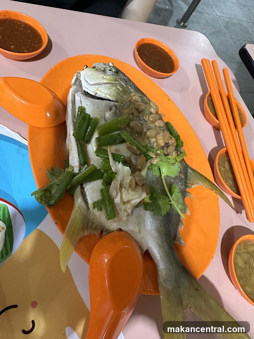Steamed Fish with Soy Sauce and Scallions