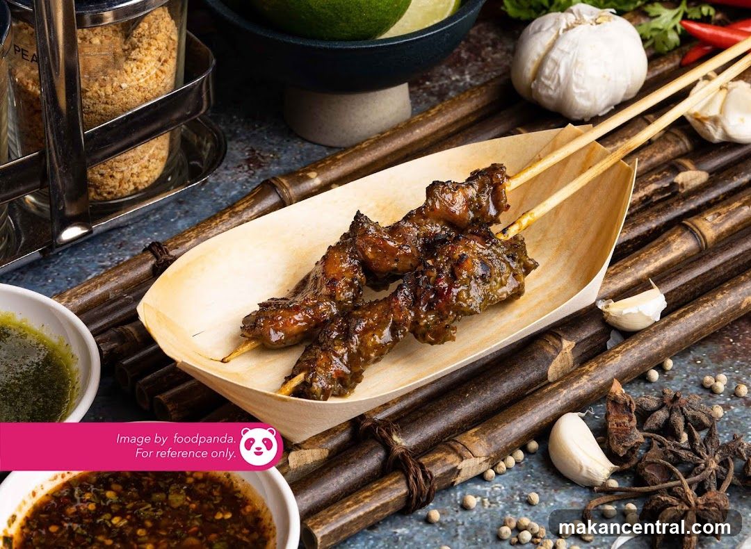 Meat Skewers with Dipping Sauces