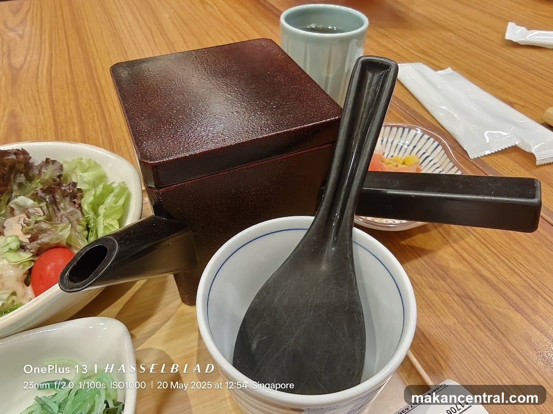 Table Setting with Food and Utensils
