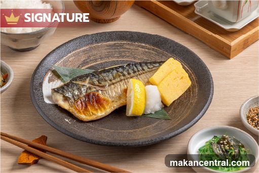 Grilled Mackerel Set