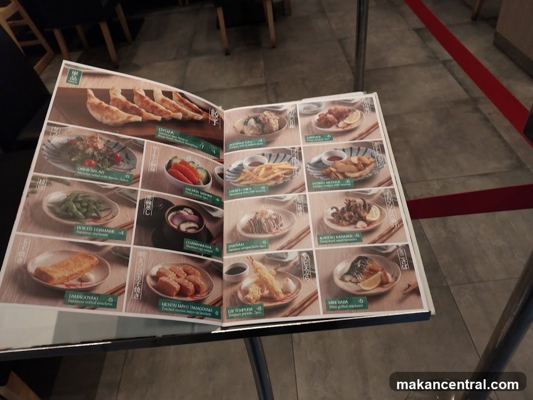 Japanese Food Menu