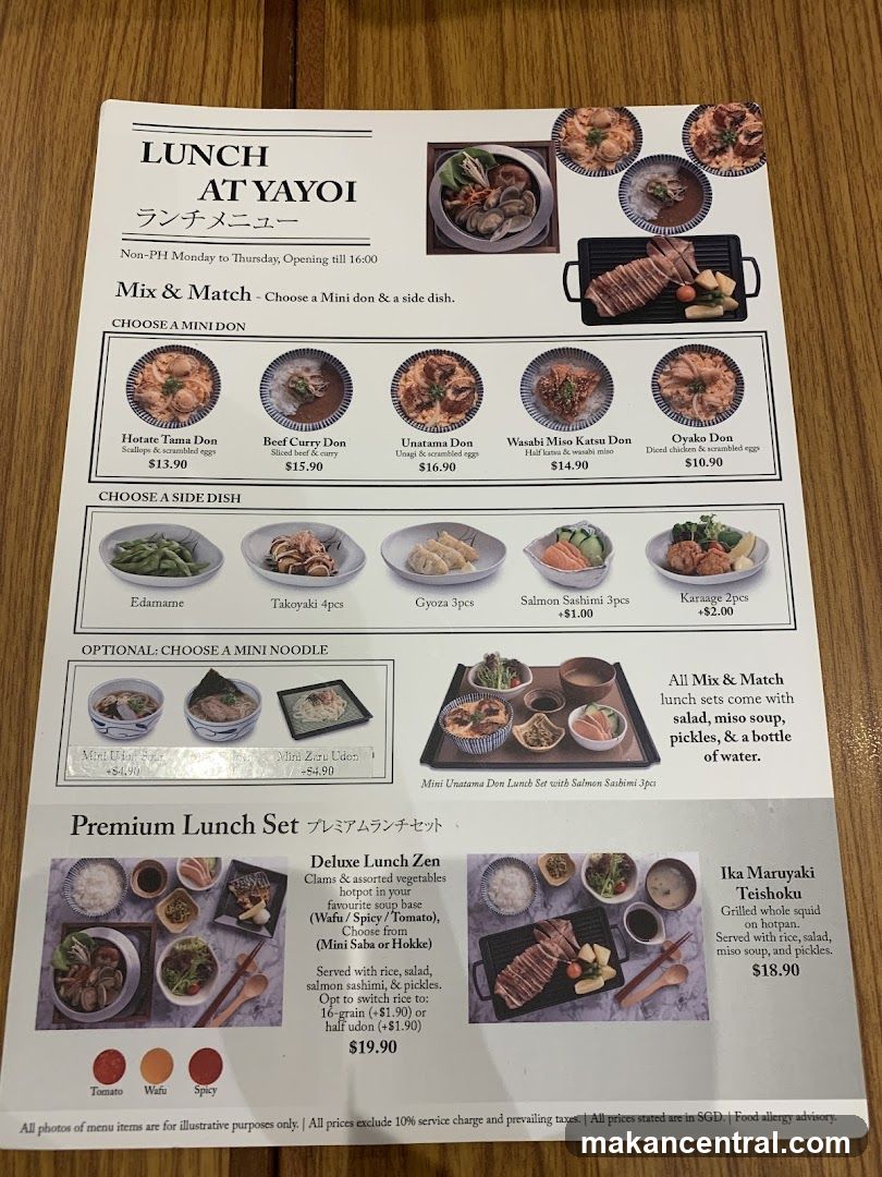 LUNCH AT YAYOI