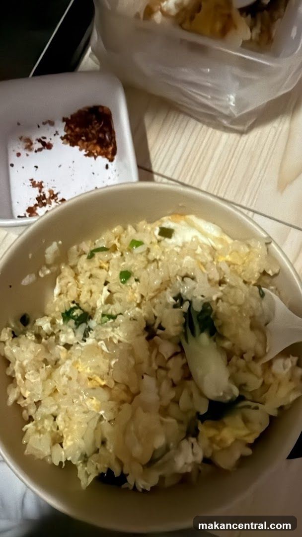 Fried Rice with Egg and Greens