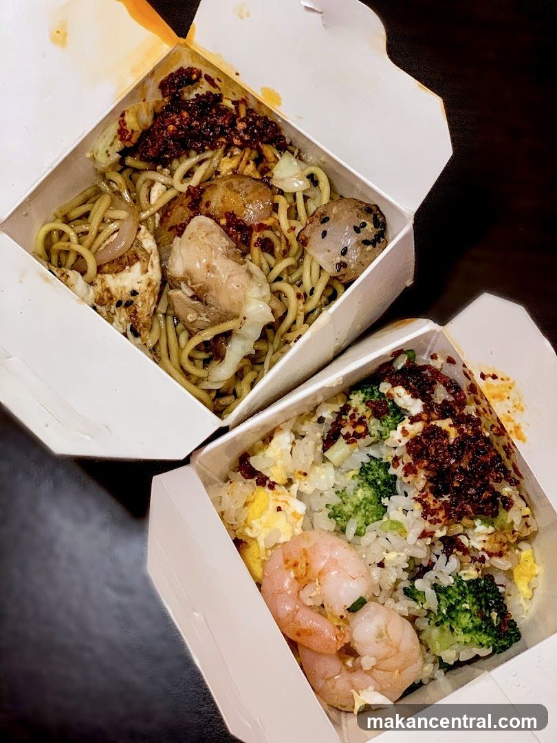 Takeout Noodles and Fried Rice