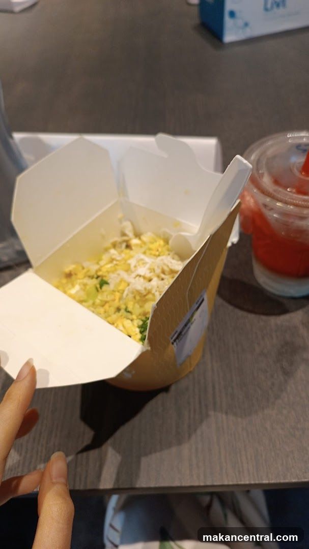 Fried Rice in Takeout Box