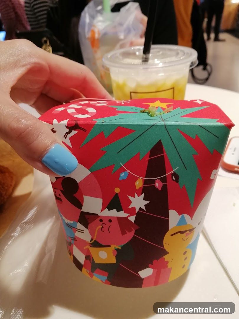 Christmas themed container