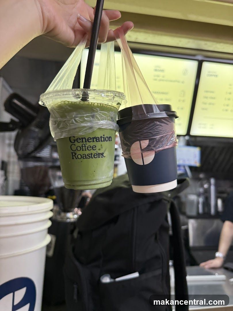 Two Drinks from Generation Coffee Roasters