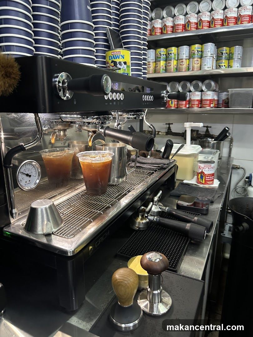 Espresso Machine with Coffee Drinks