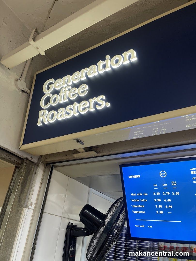 Generation Coffee Roasters Menu