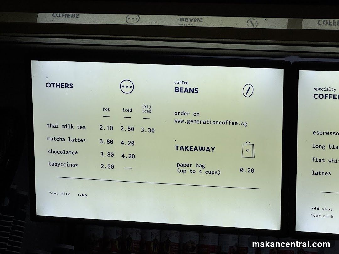 Coffee Menu
