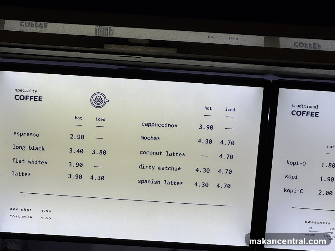 Coffee Menu