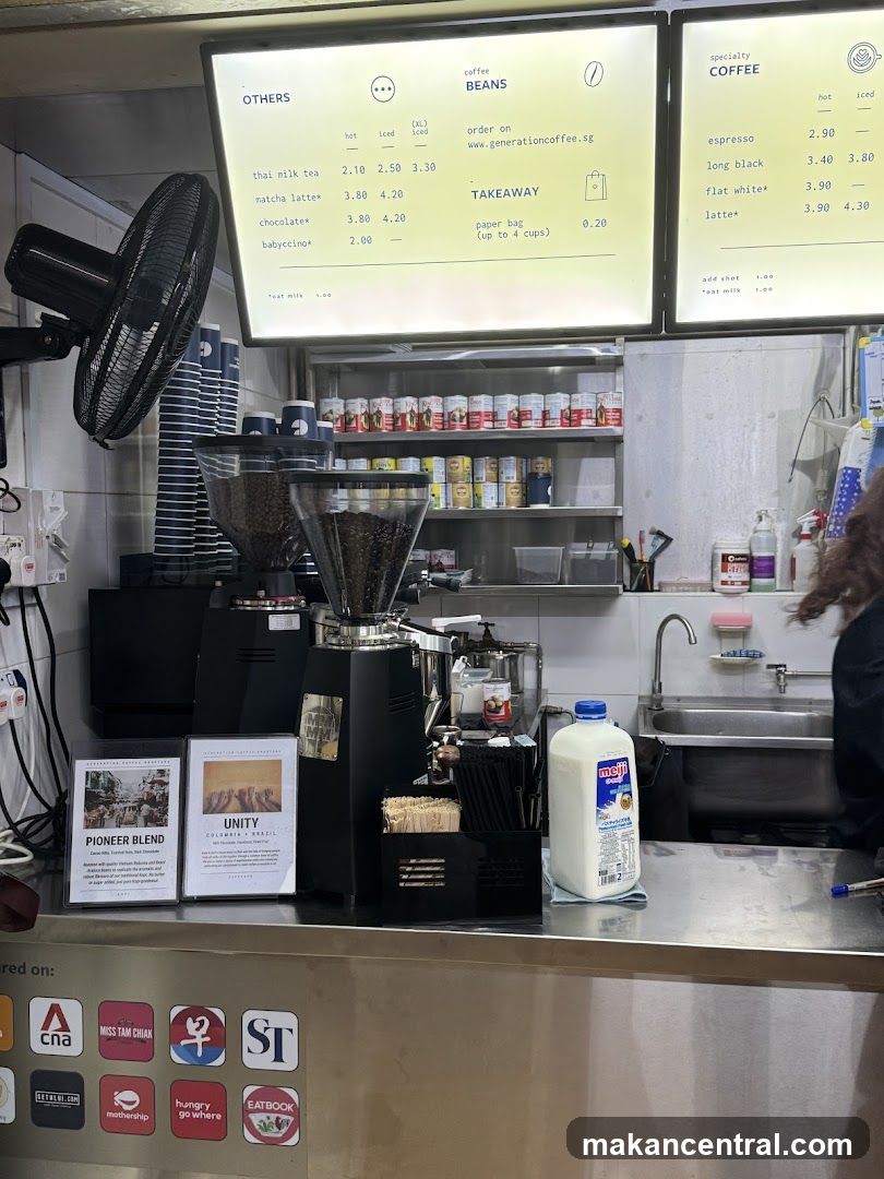 Generation Coffee Menu