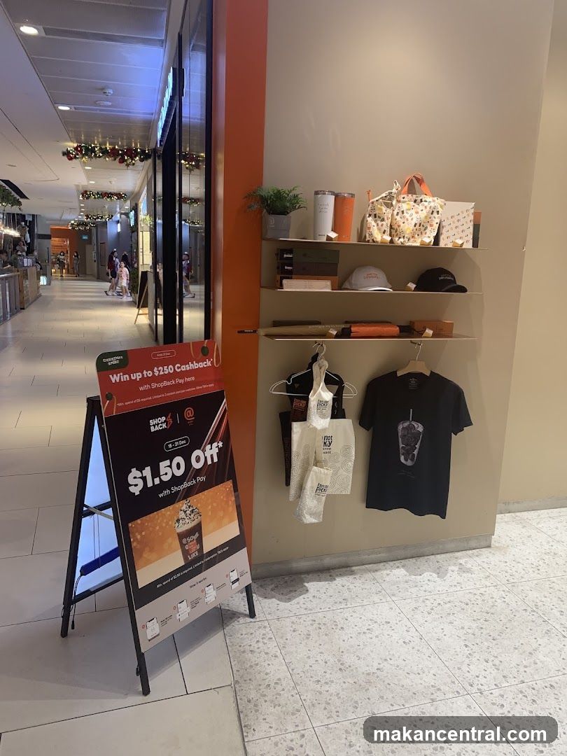 Promotional Display with Merchandise