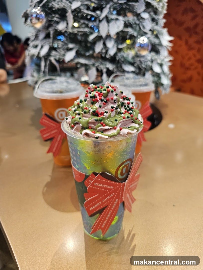 Christmas Drink with Sprinkles