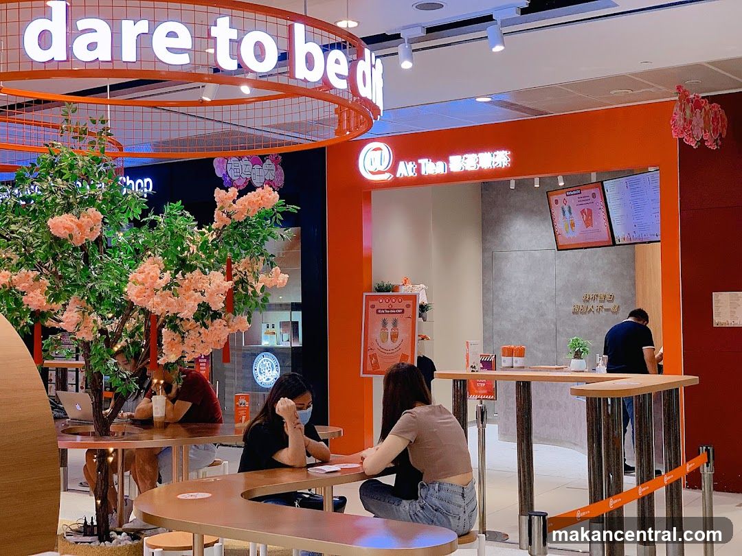 Bubble Tea Shop Interior