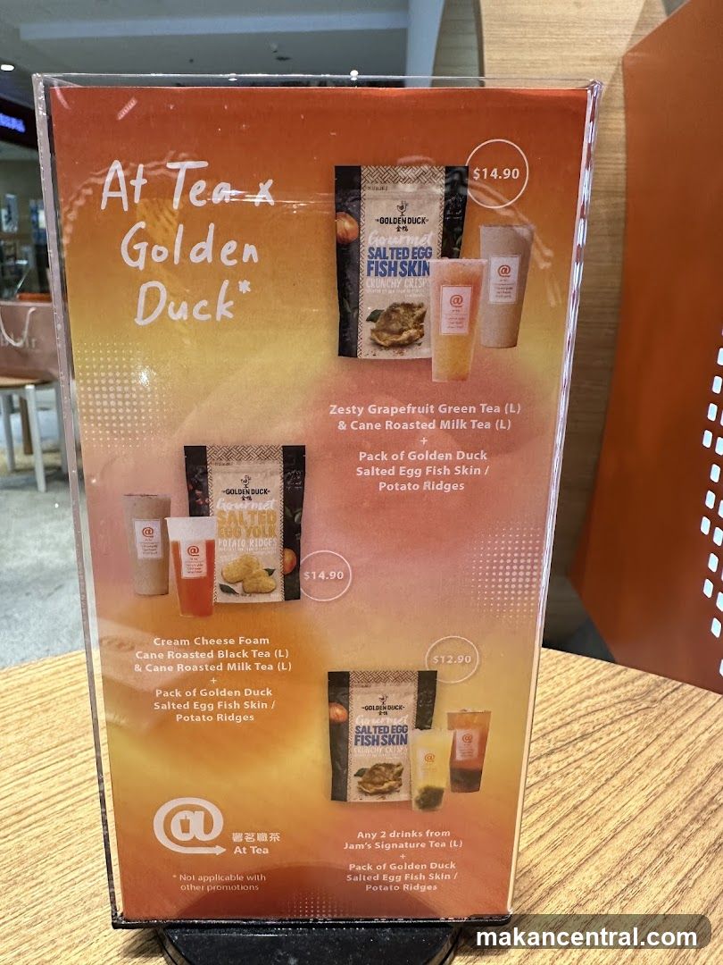 At Tea Golden Duck Menu