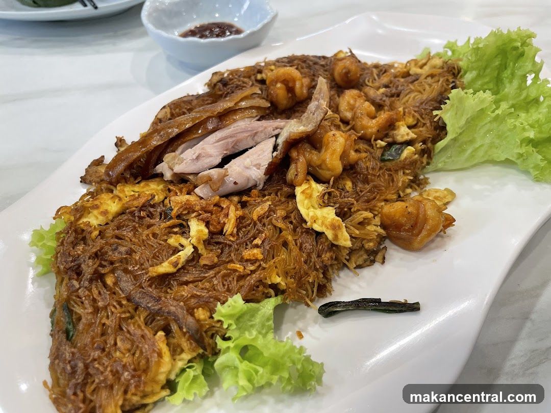 Fried Noodles with Duck and Shrimp