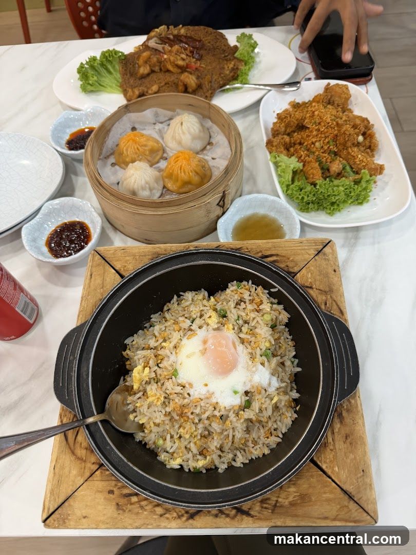 Table with various dishes