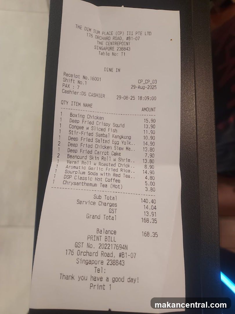 THE DIM SUM PLACE (CP) III PTE LTD