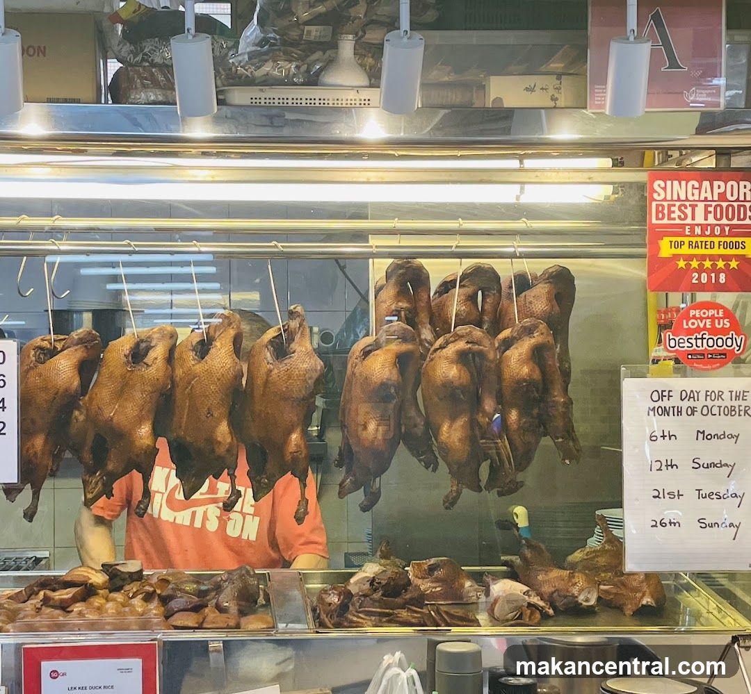 Roasted Ducks Display