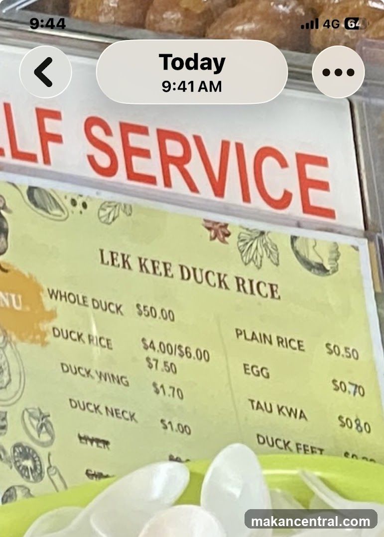 LEK KEE DUCK RICE