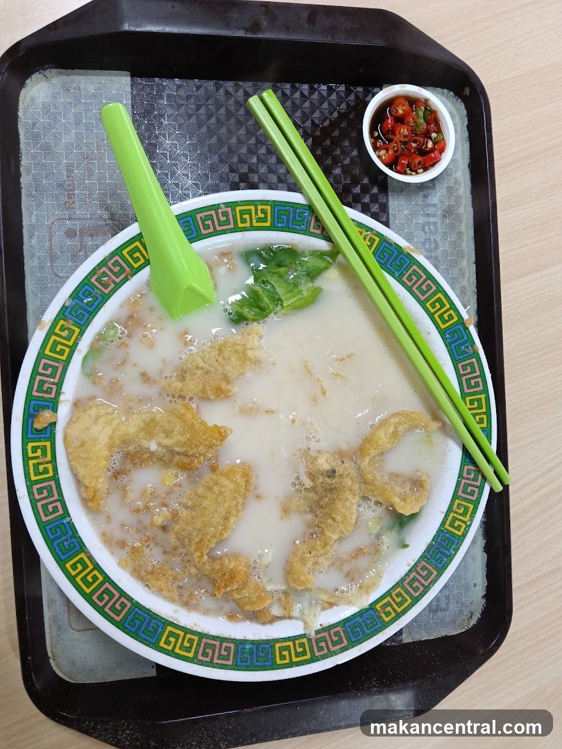 Bowl of Noodles with Fried Fish
