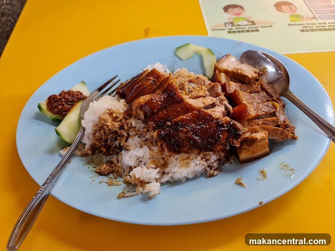Roast Duck and Pork Rice