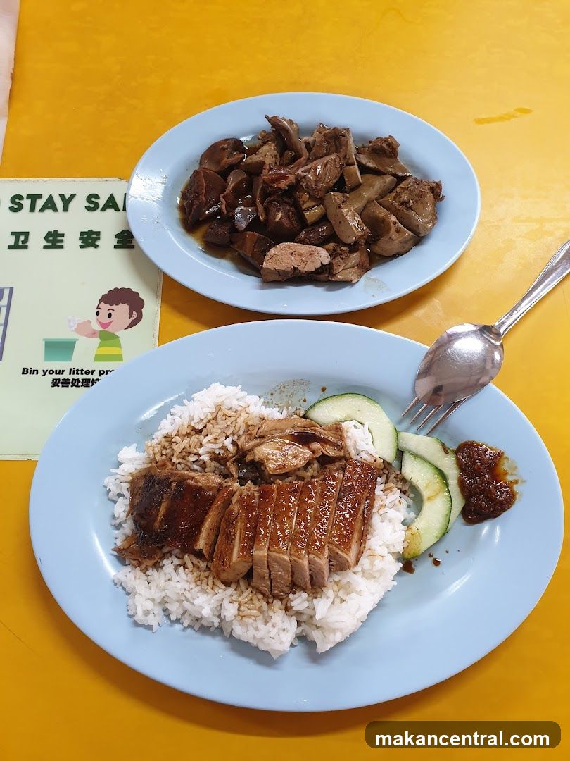 Duck Rice and Innards