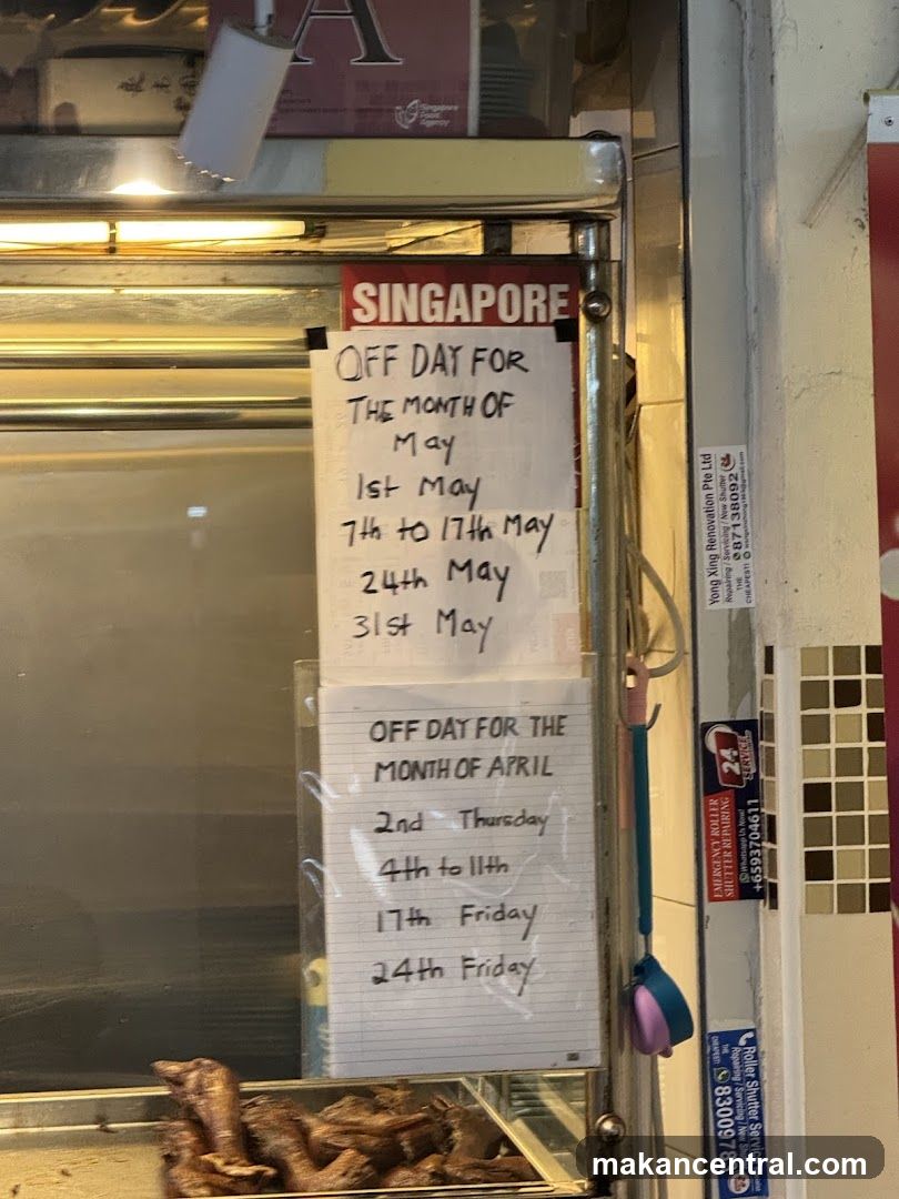 Off Day Notices