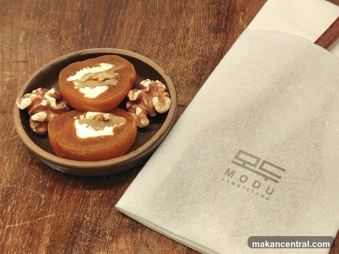 Dried Persimmons with Walnuts
